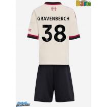 Liverpool Ryan Gravenberch #38 Bortedraktsett Barn 2025-26 Kortermet (+ Korte bukser)